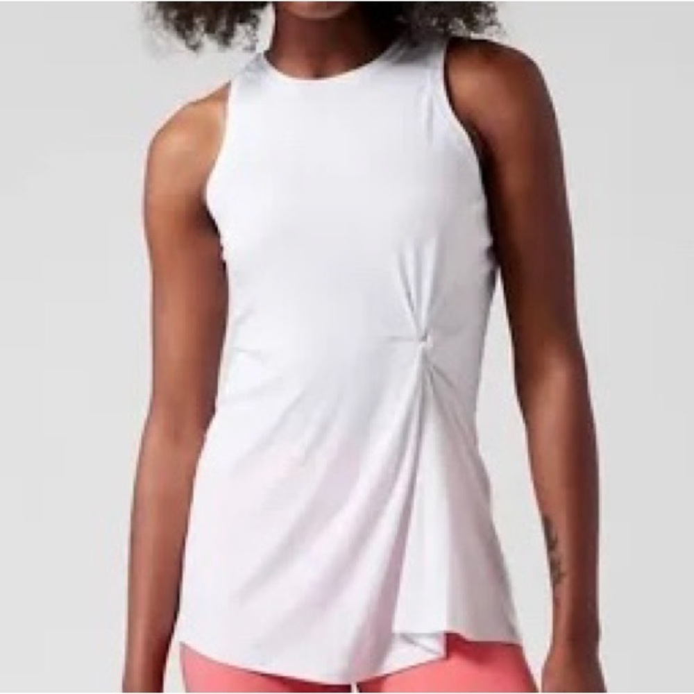 NWT Athleta Radiate White Twist Tank Small